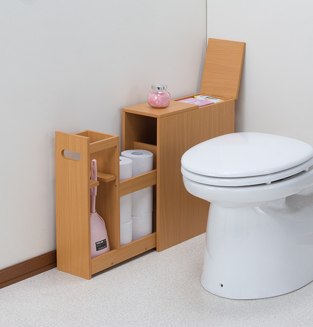 トイレラック スライド式 スリム すき間収納 完成品 キャスター付き 木製 小物収納 デッドスペース 移動式 隙間収納 おしゃれ 引き出し シンプル 北欧 カントリー ホワイト ナチュラル