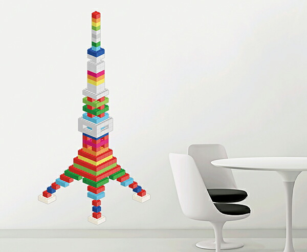 安いそれに目立つ 楽天市場 転写 大判 高級 ウォールステッカー ブロック 東京タワー レインボー キッズ インテリア 壁傷 汚れ隠し インテリア キッチン リビング 子供部屋 トイレ 壁紙 壁シール かわいい 北欧 ナイススタイル 100 本物保証 Www Lexusoman Com