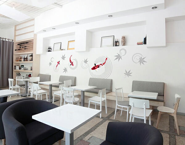 転写タイプ 大判 高級 ウォールステッカー 錦鯉 深緋 和風 魚 鯉 おしゃれ 日本製 壁傷 汚れ隠し インテリア キッチン リビング 子供部屋 トイレ 壁紙 壁シール かわいい 北欧 Mavipconstrutora Com Br