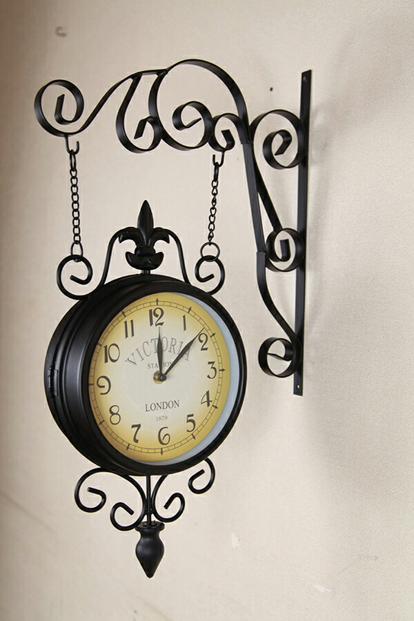 激安ブランド 楽天市場 ガーデン時計 ハンギングビクトリア 掛け時計 掛時計 ウォールデコレーション アンティーク インテリア雑貨 おしゃれ レトロ 壁掛時計 ナイススタイル 時間指定不可 Lexusoman Com