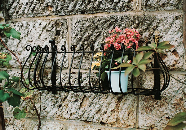 フラワーバルコニー 花台 アイアン フラワーポット エクステリア プランター 花台 プランター インテリア インテリア 雑貨 アンティーク ナイススタイルガーデニング エクステリア ガーデン お庭