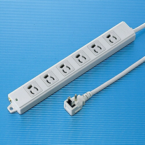 サンワサプライ 工事物件タップ(6個口・3m) TAP-K6L-3