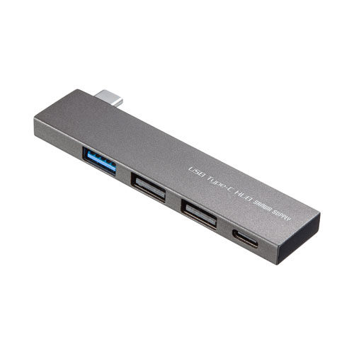 【5個セット】 サンワサプライ USB Type-C コンボ スリムハブ USB-3TCH21SNX5