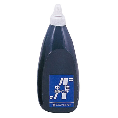 【5個セット】 ARTEC 青箱・アスカ版画インキ 中性 800cc 黒 ATC20903X5