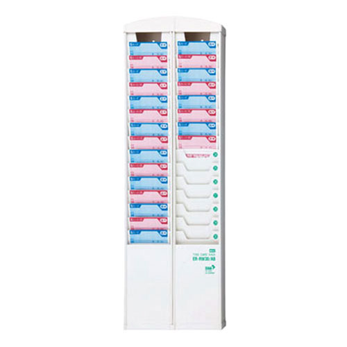 MAX マックス タイムカードラック 抗菌タイプ ホワイト ER-RW30/AB ER90704