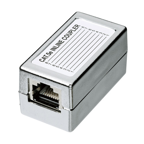 【5個セット】 サンワサプライ STP用中継アダプタ(エンハンスドカテゴリ5) ADT-EX-STPNX5