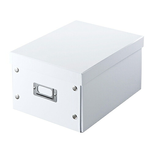 【5個セット】 サンワサプライ 組み立て式DVD BOX(ホワイト) FCD-MT4WNX5