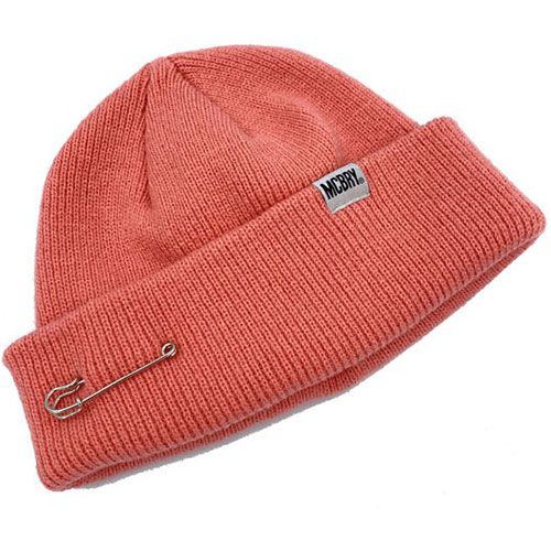 MACK BARRY マクバリー 【BEANIE(ビーニー)】 MCBRY SHORT BEANIE ピンク MCBRY79576