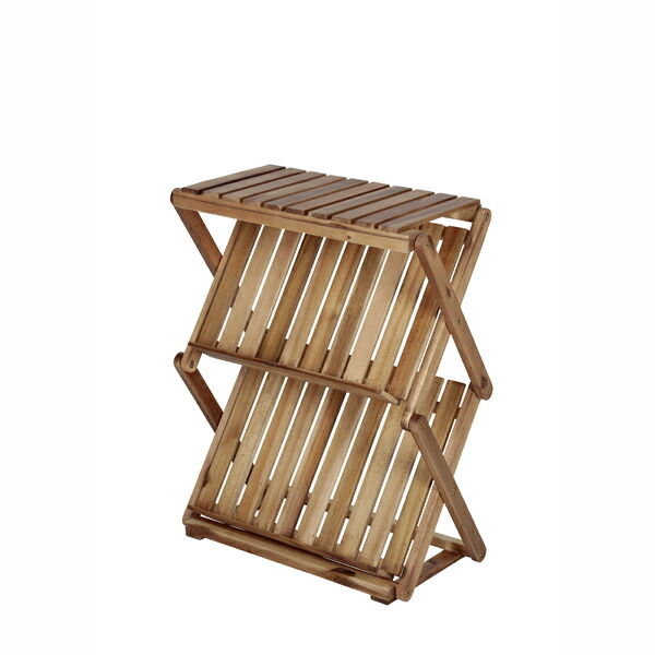 送料無料 ｃｓクラシックス 木製2段エントランスラック 5 新入荷