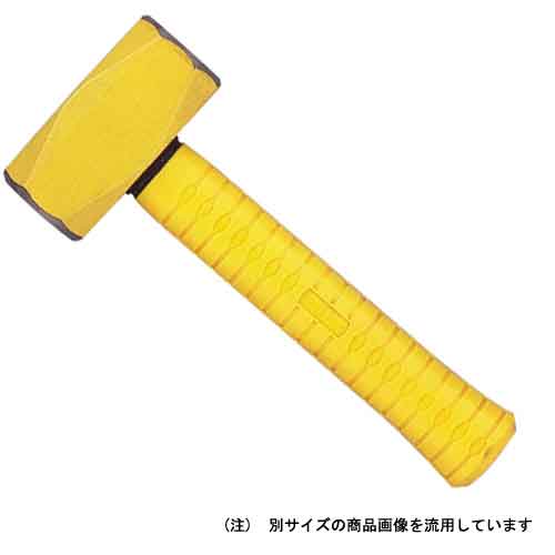 アンカーハンマー コンクリートアンカー釘の打ち込み作業