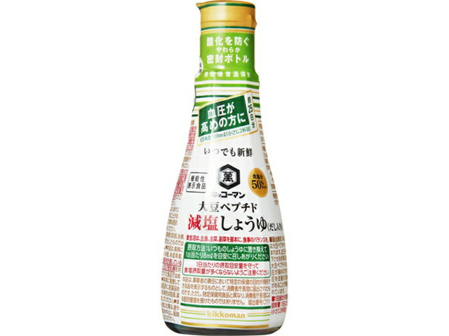 キッコーマン 耳あたらしい大豆ペプチド減塩だし入りぐち 0ml X12 Ficap Fr