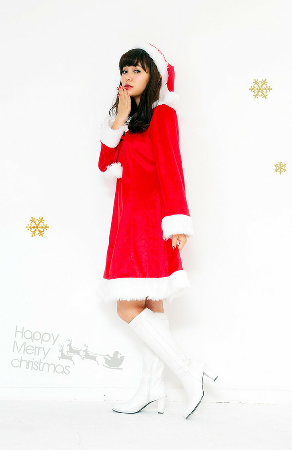 サンタ コスプレ レディース まとめ買い Peach Peach スイートサンタクロース ワンピース ５着セット クリスマスコスプレ サンタクロース衣装 ナイススタイル クリスマスコスプレ サンタコスチューム 帽子付き