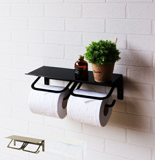 67 Off ペーパーホルダー 北欧 アイアントイレットペーパーホルダー 高級感 レトロ 棚付き アンティーク ダブル ホワイト 完成品 無地 金属 2連 シンプル 2個付け モダン トイレ用品 ヴィンテージ インダストリアル シャンパン Abel アベル おしゃれ かっこいい