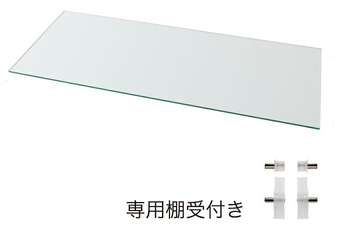 コレクションラック ワイド 専用別売品 ガラス棚(1枚) 奥行39cm用
