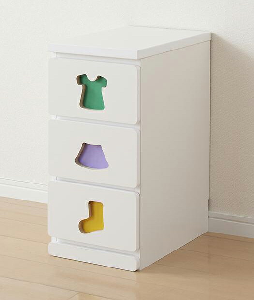 楽天市場】キッズチェスト かわいい キッズタンス 日本製 完成品 3杯