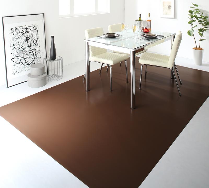 最も優遇 楽天市場 ダイニングラグ 240 250cm 拭ける おしゃれ はっ水 本革調モダンダイニングラグ マット Selals セラールス 日本製 国産 撥水 ラグ 角型 床暖房対応 ダークブラウン グレイッシュブラウン アイボリー 北欧 送料無料 ナイススタイル