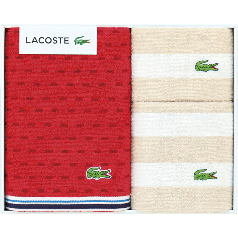 送料込 楽天市場 まとめ買い10セット タオルセット スポーツタオル フェイスタオル ゲストタオル ラコステ 綿100 コットン 吸水性 タオル おしゃれ 内祝い 結婚内祝い 結婚祝い 引き出物 引っ越し 引越し お中元 お歳暮 新築祝 お返し ご挨拶 ギフト ナイス