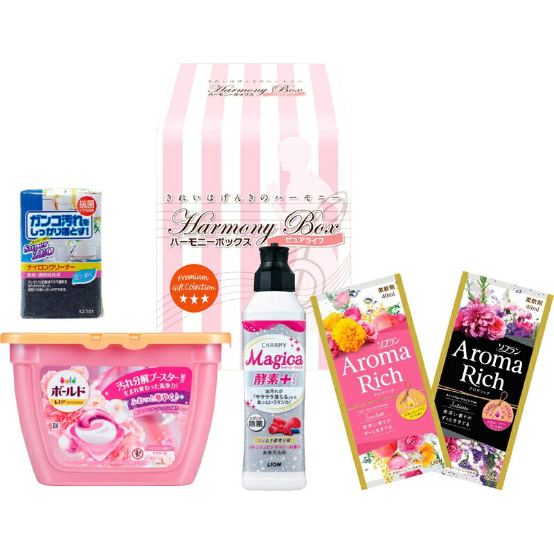 美しい 楽天市場 まとめ買い5セット ボールドジェルボールギフト P Gボールドジェルボール3d ライオンソフランアロマリッチ ライオンチャーミーマジカ酵素 フレッシュピンクベリーの香り 抗菌ナイロンクリーナー 引き出物 新築祝い プレゼント ギフト 贈り物 結婚