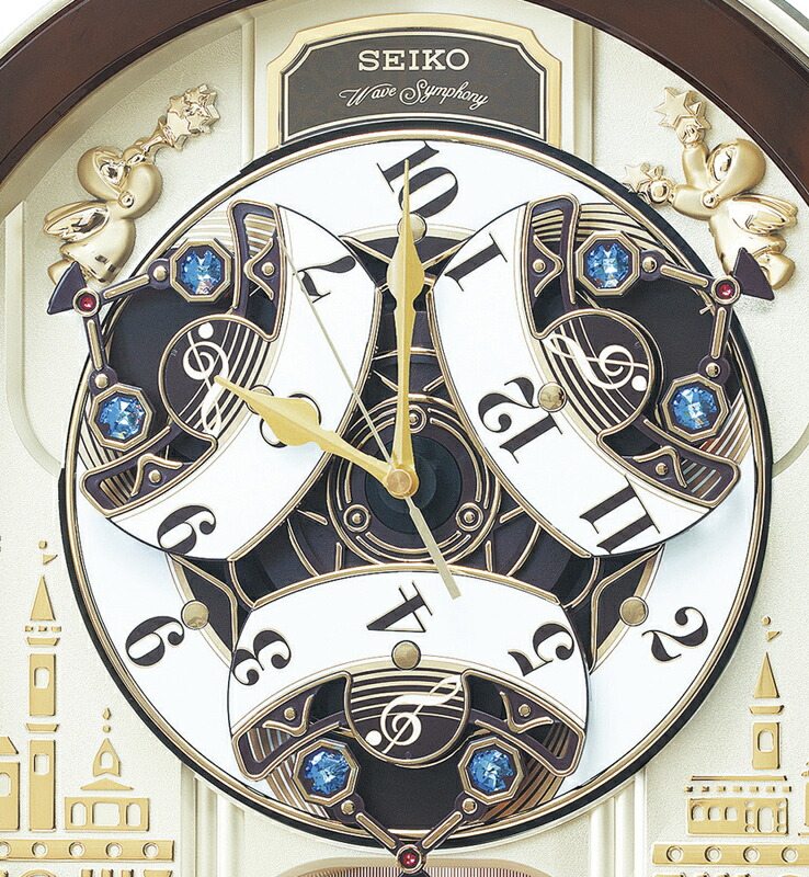 市場 SEIKO 壁掛け時計 壁掛時計 セイコー レトロ シンプル おしゃれ 電波からくり時計 電池式