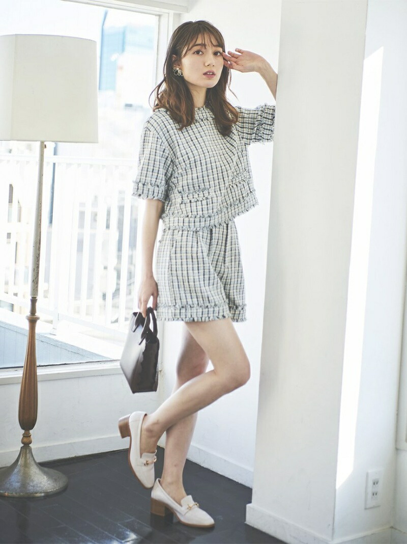 Sale 40 Off ツイードセットアップ 31 Sons De Mode トランテアン ソン ドゥ 除法 衣裳 半袖ワンピース 黄み 青味 Rba E 貨物輸送無料 Rakuten Fashion Covrigaria Es