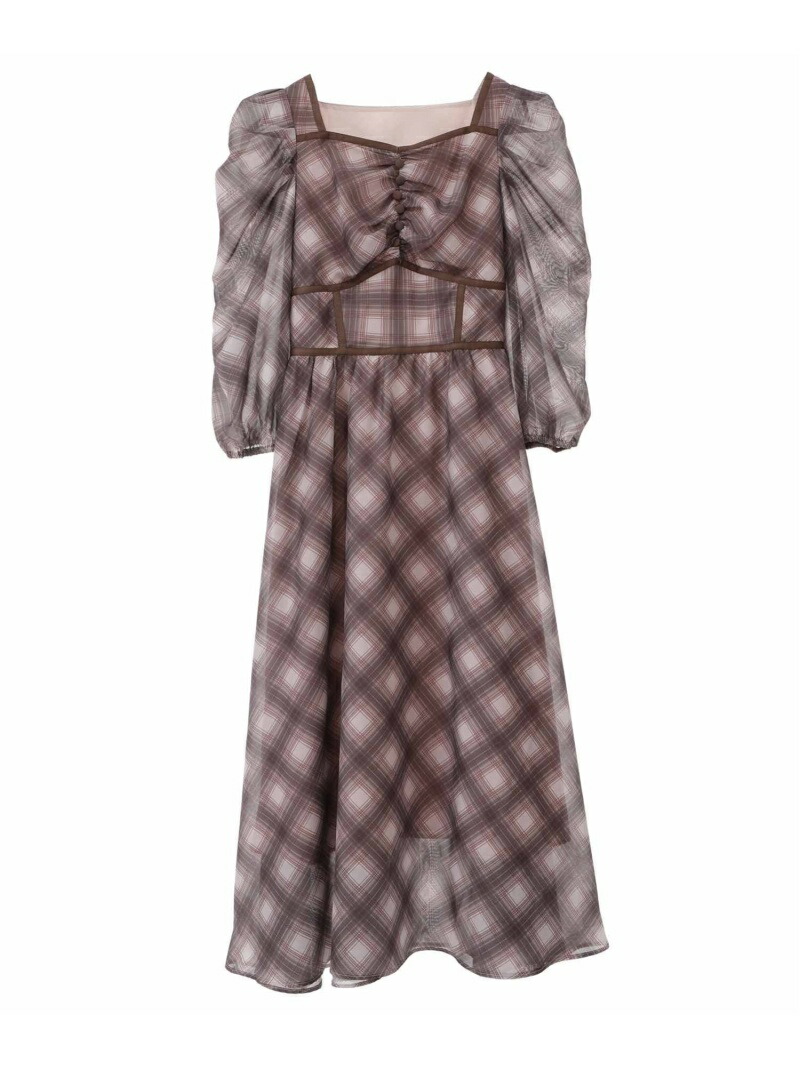 以上節約 シアーチェック配色ラインワンピース 31 Sons De Mode トランテアン ソン ドゥ モード ワンピース ロングワンピース マキシワンピース 先行予約 送料無料 Rakuten Fashion