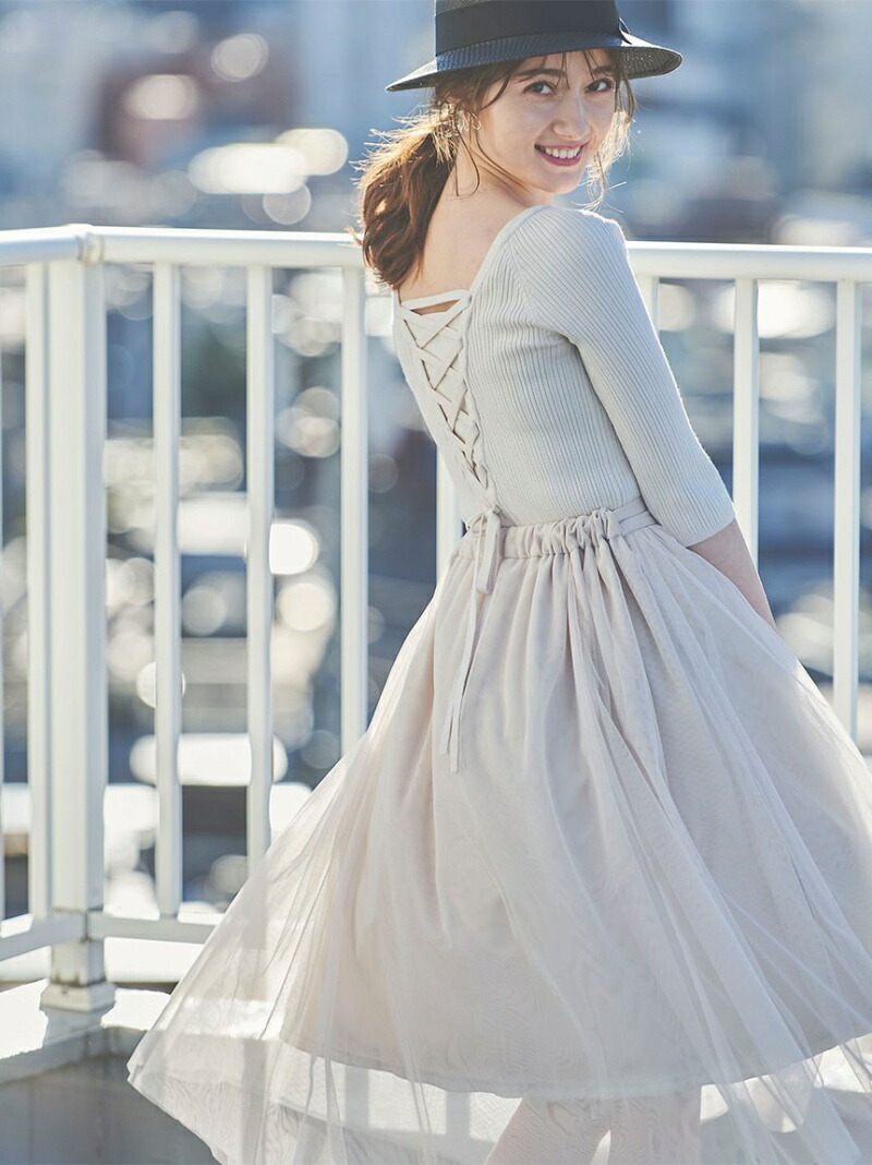 楽天市場 Sale 50 Off ベアバックリボンニットチュールスカートセット 31 Sons De Mode トランテアン ソン ドゥ モード ワンピース 半袖ワンピース イエロー ブルー パープル Rba E 送料無料 Rakuten Fashion 31 Sons De Mode