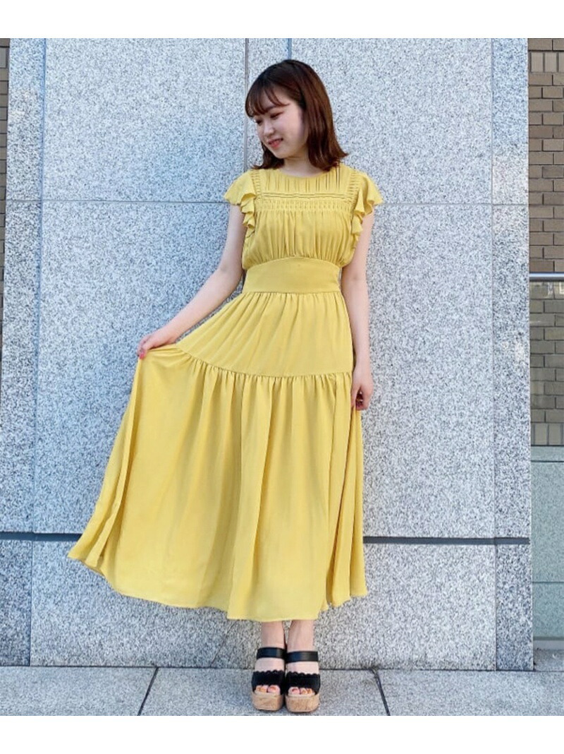 楽天市場 Sale 50 Off タックワンピース 31 Sons De Mode トランテアン ソン ドゥ モード ワンピース ノースリーブ ワンピース イエロー グレー ブラック Rba E 送料無料 Rakuten Fashion 31 Sons De Mode