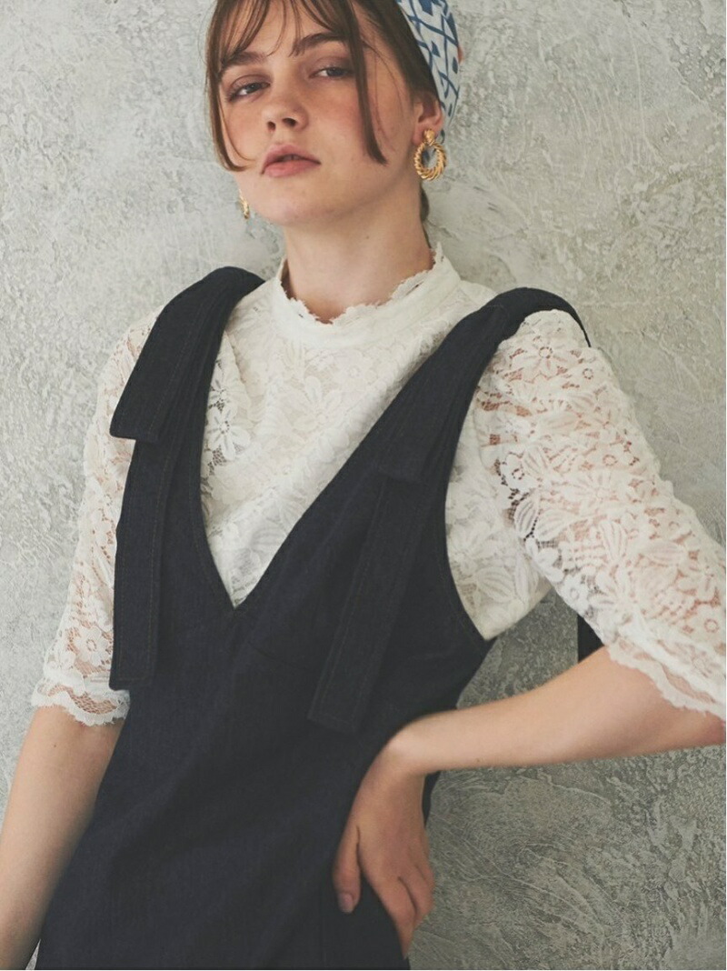 無料長期保証 Rakuten Fashion リボンショルダーデニムミニワンピース 31 Sons De Mode トランテアン ソン ドゥ モード ワンピース キャミワンピース ブルー ホワイト 先行予約 最新コレックション Www Eh Net Sa