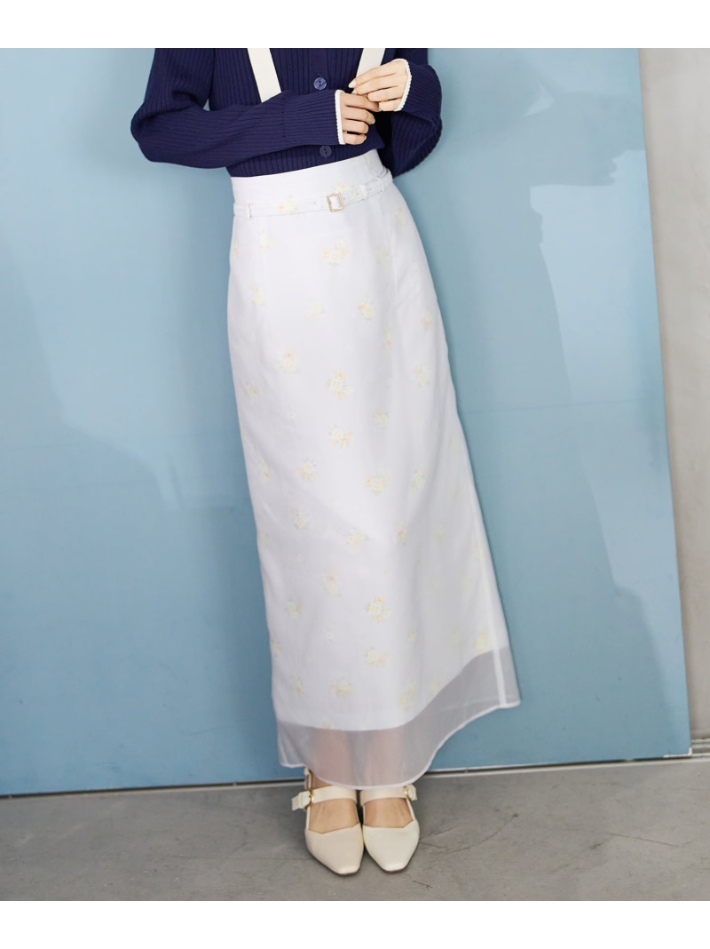 【SALE／30%OFF】2026春夏新作 シアーレイヤードスカート 31 Sons de mode トランテアン ソン ドゥ 流行り物 スコート 余分の物のスコート 黄色【RBA_E】【貨物輸送無料】[ Fashion]