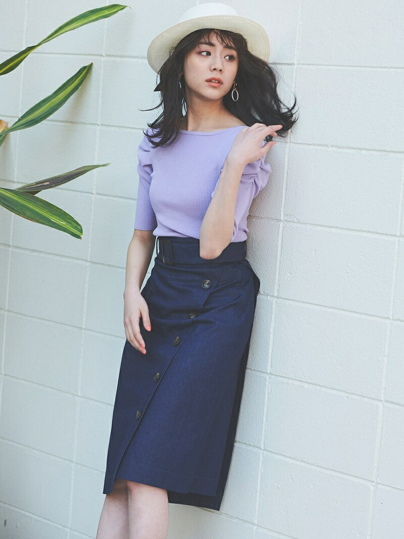 楽天市場 Rakuten Fashion Sale 70 Off アシンメトリーフロント釦チノスカート 31 Sons De Mode トランテアン ソン ドゥ モード スカート タイトスカート ブルー ホワイト ピンク Rba E 31 Sons De Mode