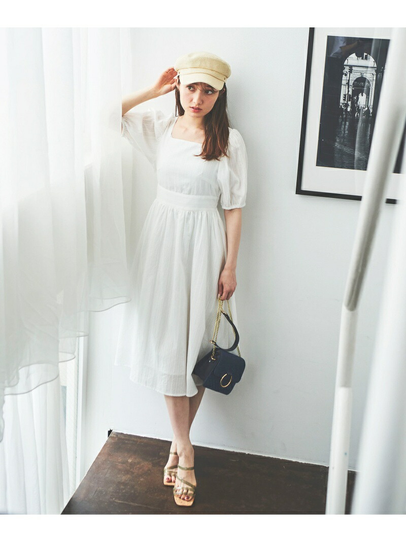 輝く高品質な ボリュームスリーブバックリボンワンピース 31 Sons De Mode トランテアン ソン ドゥ モード ワンピース 半袖ワンピース ホワイト グリーン ピンク 先行予約 Rakuten Fashion 31 Sons De Mode 期間限定特価 Habs Edu Kw