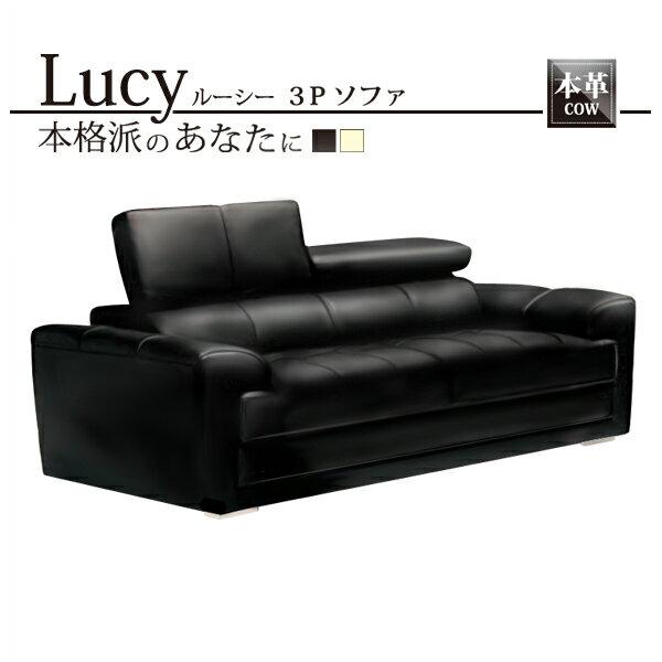 Chic Black Couch Sofa Three Seat Leather Headrest With Its Roofer 3 P Pocket Coil