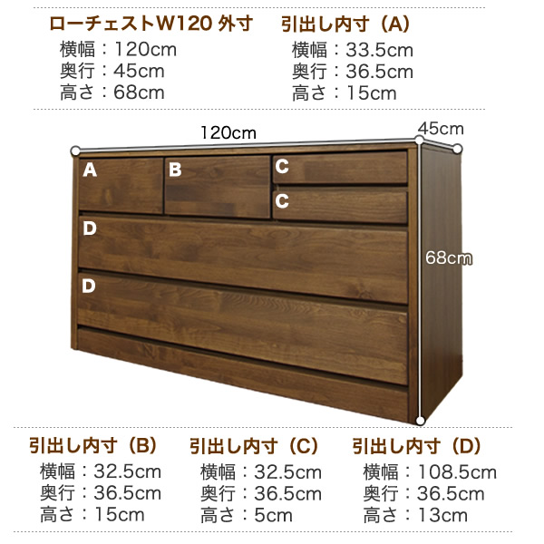 ランキングや新製品 ローチェスト 3段 チェスト 北欧 おしゃれ タンス 木製 幅120cm 幅120 リビング収納 完成品 洋服タンス 洋服たんす  整理タンス 整理ダンス リビングチェスト 収納 国産 日本製 衣類収納 引き出し レール付き 衣替え アルダー 送料無料  turbonetce.com.br