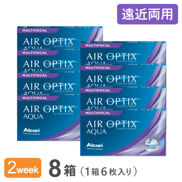 格安 送料無料 エアオプティクスアクア 遠近両用 8箱 使い捨てコンタクトレンズ 2週間交換終日装用タイプ コンタクトレンズ 2ウィーク 2week エアオプティクス アクア マルチフォーカル Alcon アルコン チバビジョン 開店祝い Asceankara Com