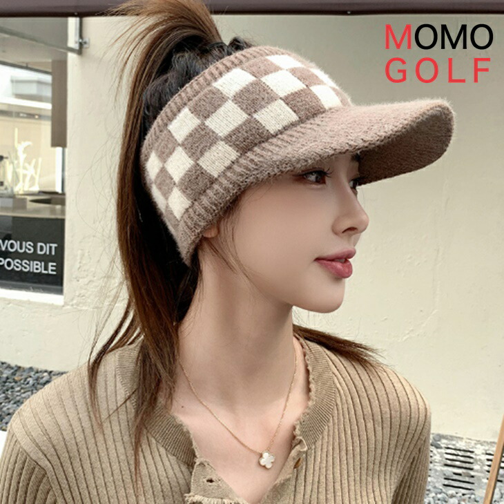 楽天市場】レディース ゴルフウエア 耳まであったか ニット帽 サン