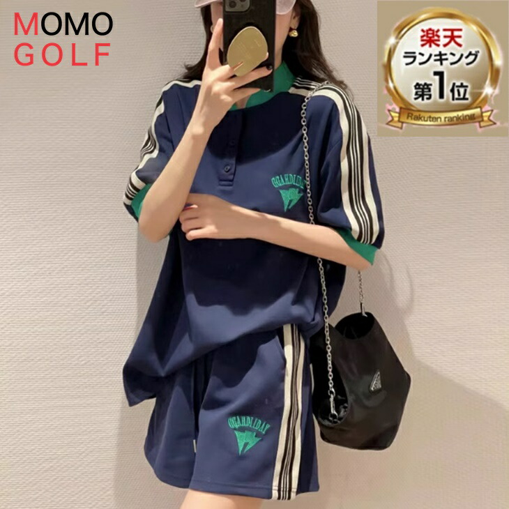 【新品タグ付き】Malbon ゴルフ レディース 長袖トップス＆スカート セット Malbon Golf(マルボンゴルフ) セットアップ(レディース) - 海外