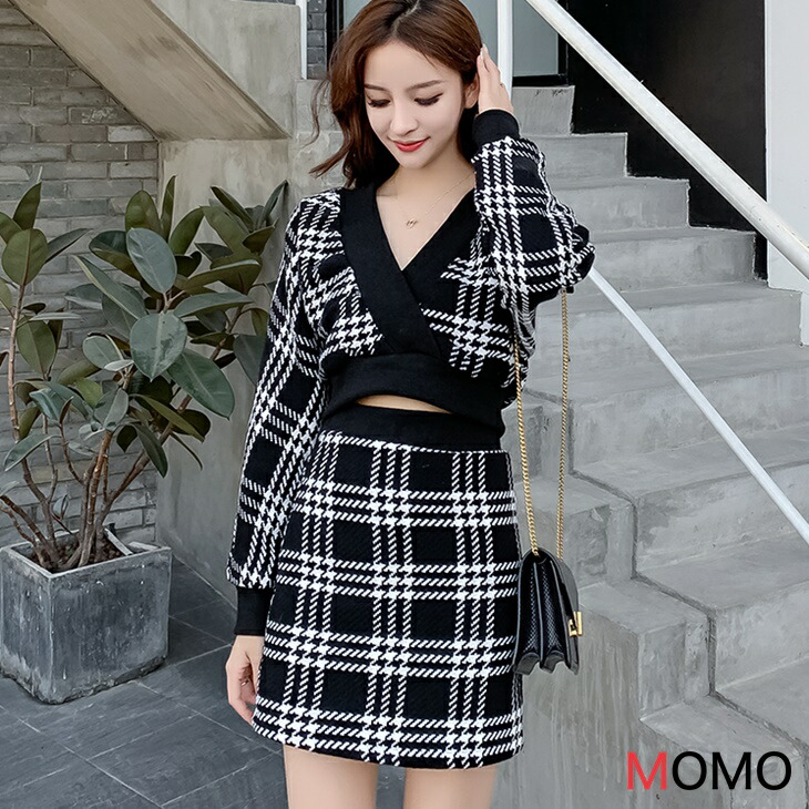 楽天市場】セットアップ ツーピース ツイードジャケット＋ベルベット