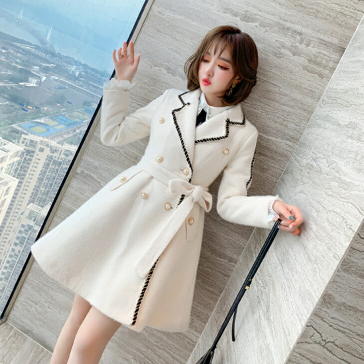 韓国☆大人綺麗☆カジュアルワンピ☆ゆるふわ 上品な雰囲気と、大人フェミニンさの融合。鹿の子胸刺繍ポロ