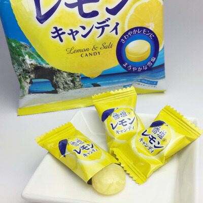 楽天市場 雪塩レモンキャンディ 80g ３袋セット 定形外郵便で送料無料 沖縄 飴 雪塩 宮古島 385じま 楽天市場店