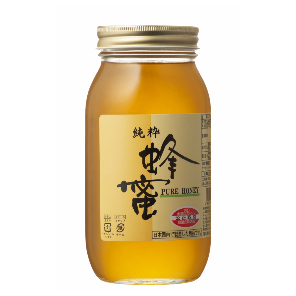 楽天市場 日本蜂蜜 レンゲ印はちみつ １ｋｇ １個 ぱーそなるたのめーる