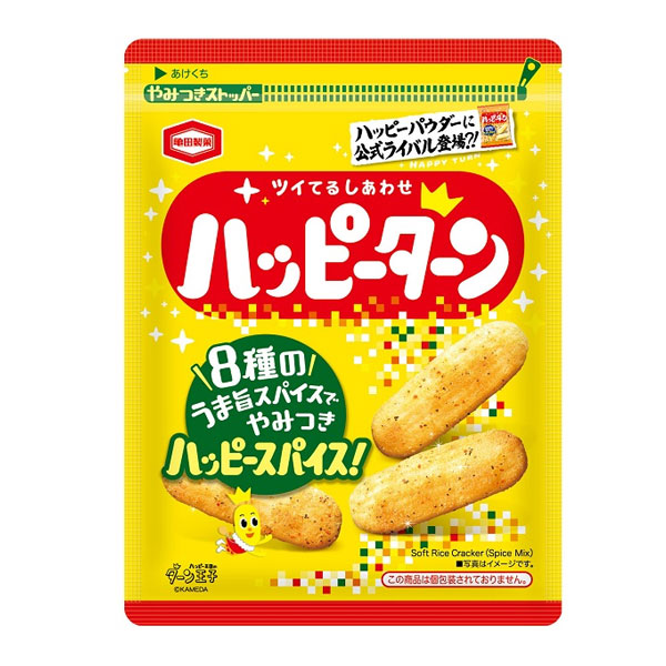 楽天市場】亀田製菓 ハッピーターンスパイス 73g : マツモトキヨシ