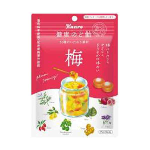 カンロ 健康のど飴 梅 90g 48コ入り 2023/03/06発売 (4901351001738c)|さんきゅーマーチ