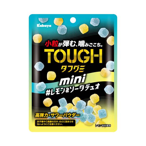 カバヤ食品 タフグミ　mini レモン＆ソーダデュオ 80g 72コ入り 2026/03/31発売 (4901550271888c)