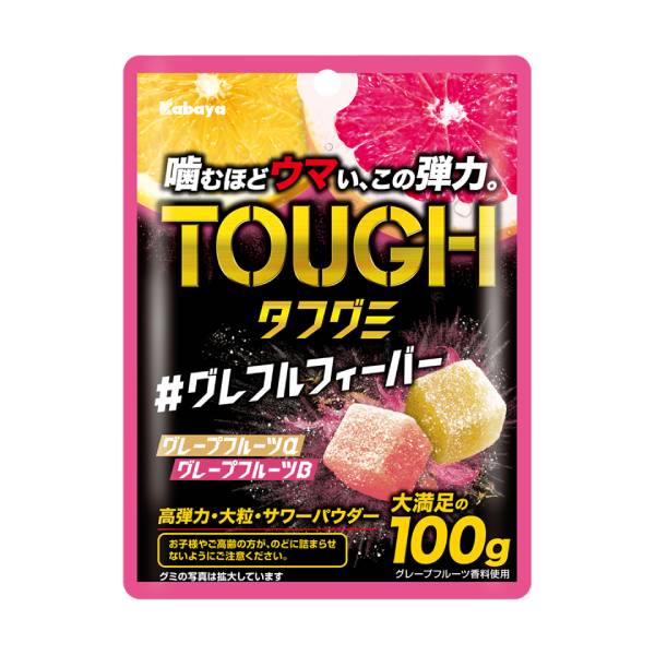 カバヤ タフグミ グレフルフィーバー 100g 72コ入り 2026/02/17発売 (4901550272359c)