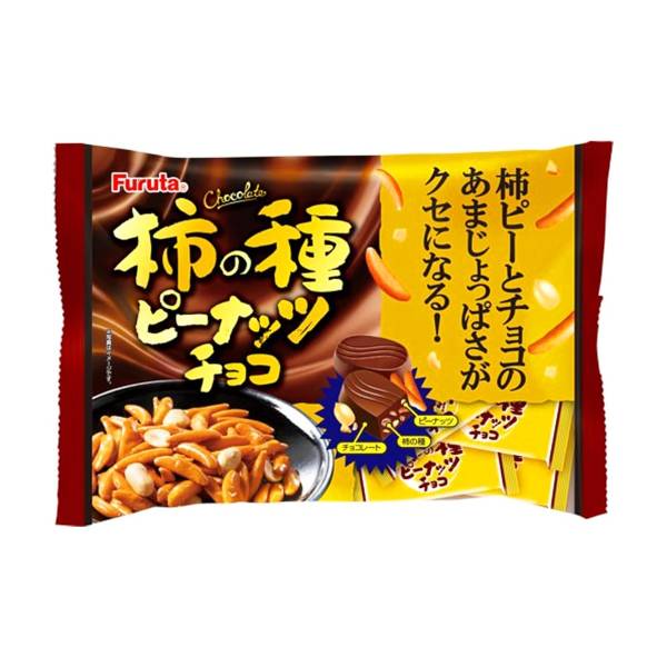 柿チョコ 楽天市場】大阪京菓 ZRxフルタ製菓 113G 柿の種ピーナッツ
