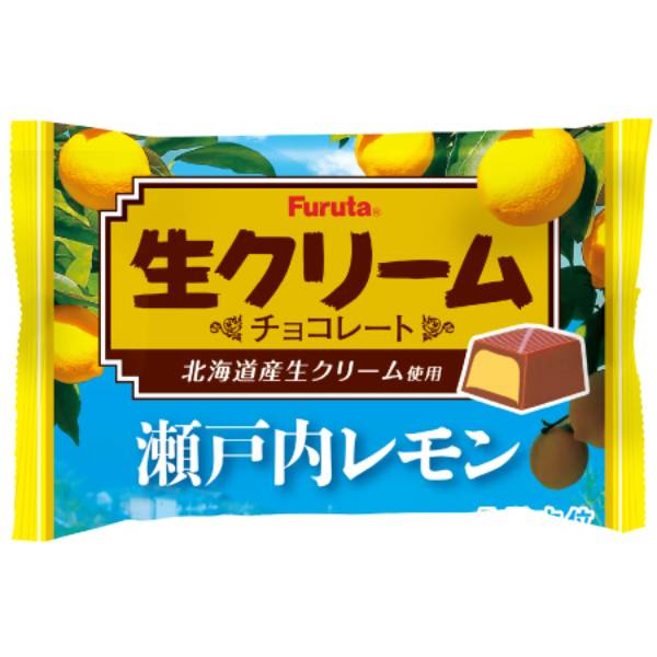 フルタ製菓 生クリームチョコ瀬戸内レモン 114g(個装紙込み) 18コ入り 2026/03/30発売 (4902501058299)