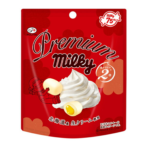 不二家 プレミアムミルキー 37g（個装紙込み） 60コ入り 2026/03/24発売 (4902555110042c)