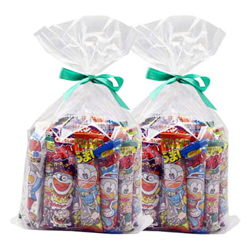 (地域限定送料無料)【2コセット】やおきん うまい棒アソート（8種・計34本）ラッピングセット さんきゅーマーチ (omtma6314k)