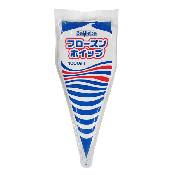 業務用 ベルリーベ フローズンホイップ(口金付)冷凍 1000ML (295294000)