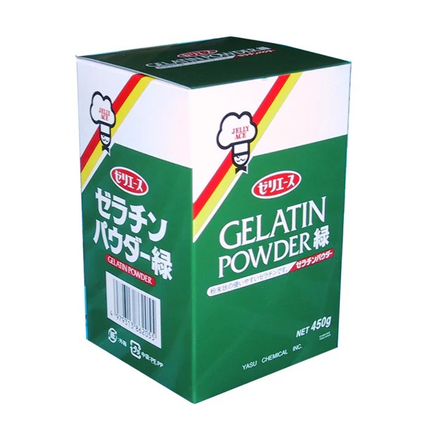 業務用 ゼリエース ゼラチンパウダー緑(袋) 450g (723798000)